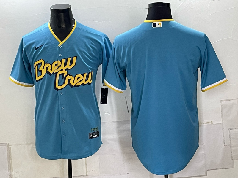 Men 2026 Milwaukee Brewers Blank blue Game Nike MLB Jersey 100601->washington redskins->NFL Jersey